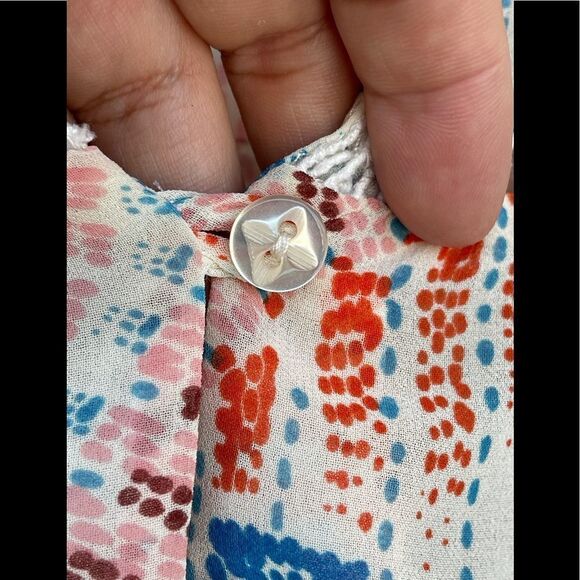 Anthropologie Dolan multi long sleeve blouse - Picture 5 of 8